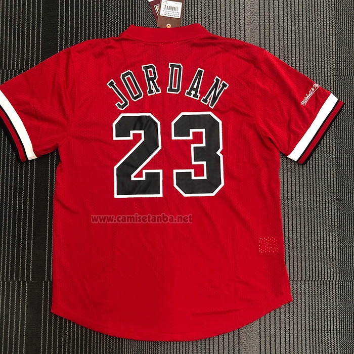 Camiseta Manga Corta Chicago Bulls Michael Jordan #23 Rojo2